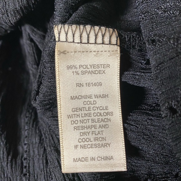 GREIGE BLACK EYELET DRESS - SIZE S - NWT - RETAIL $69 - Picture 6 of 7